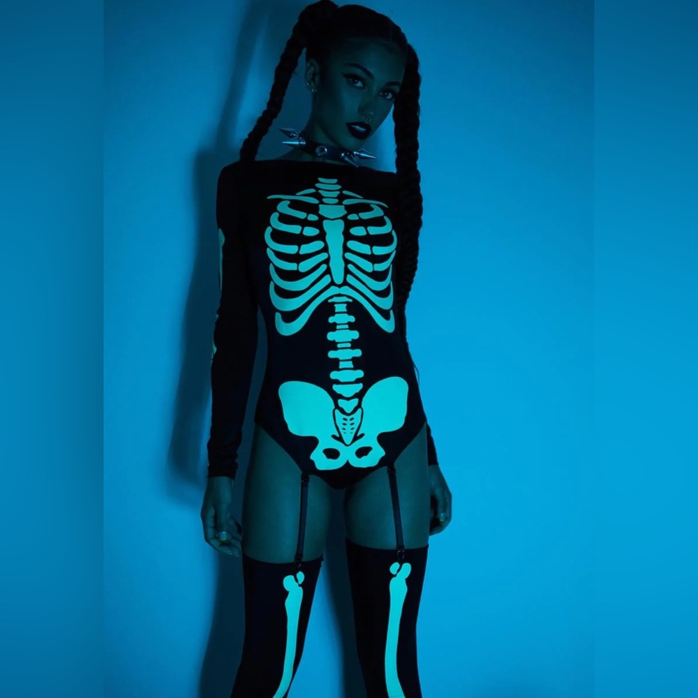 Dolls Kill Voodoo Glow Skull Costume